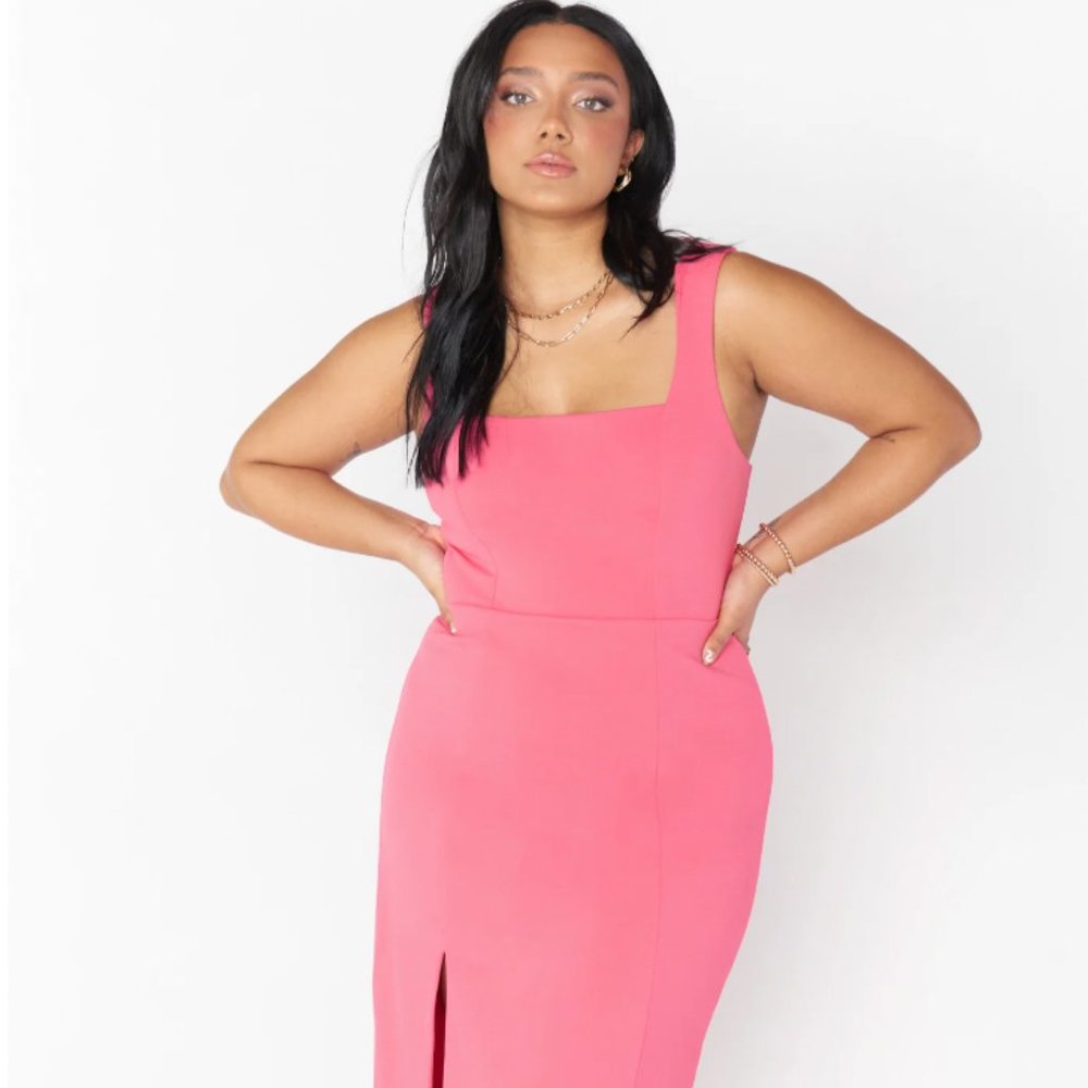 Show Me Your MuMu Eden Midi Dress Size L
